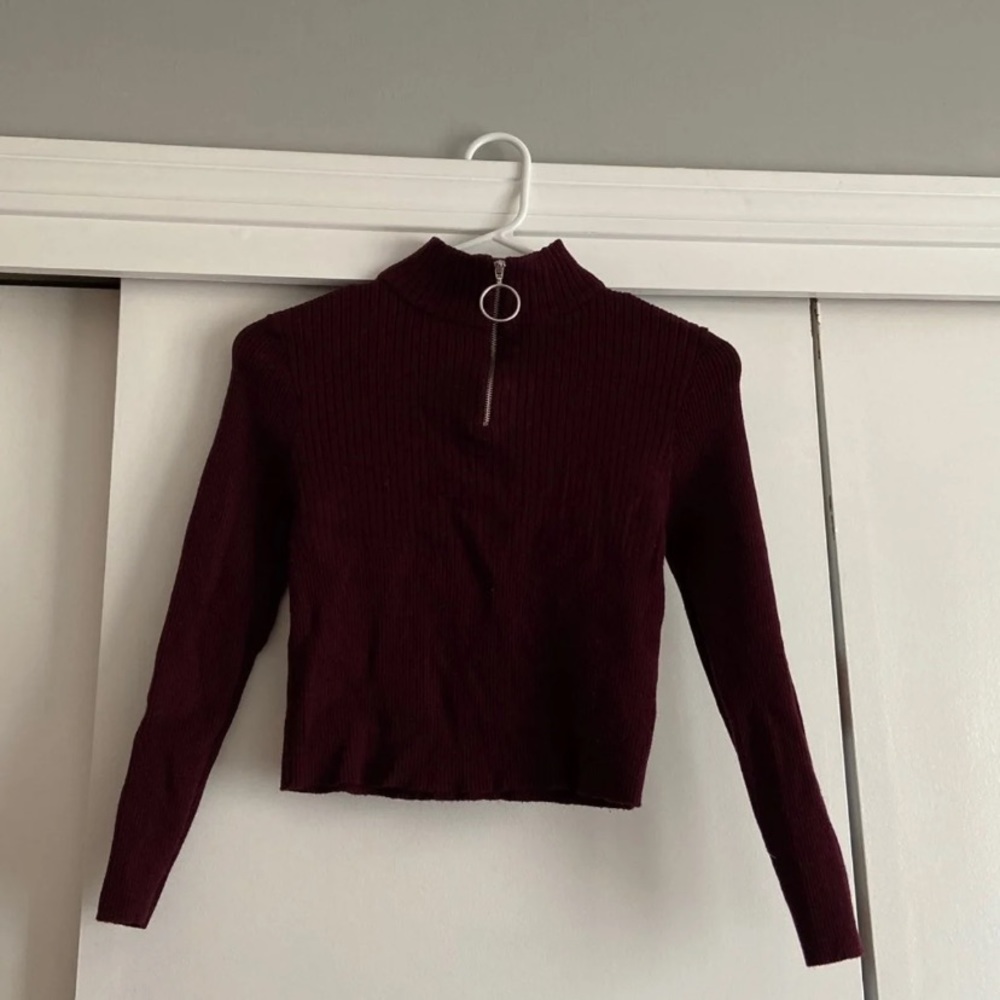 Cropped Quarter Zip